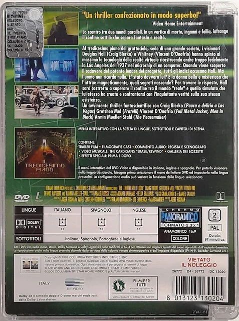 dvd-il-tredicesimo-piano-special-edition-super-jewel-box-1999-usato