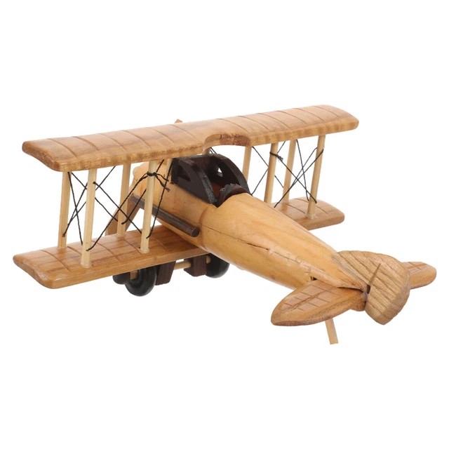 MODEL AIRPLANE KITS for Boys 812 Retro Wooden Old Fashioned Desktop