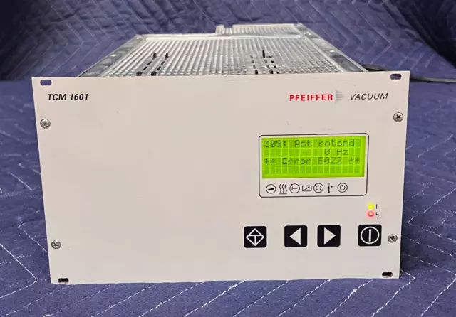 Pfeiffer TCM 1601 Maglev Turbo Molecular Pump Controller PM C01 675 BA
