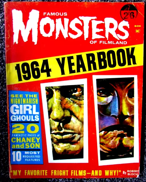 Famous Monsters Of Filmland 1964 Yearbook Fine Condition Warren Magazine