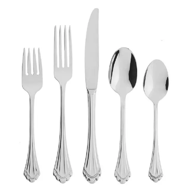 Oneida MARQUETTE -18/8 Stainless Steel 5pc. Place Setting (Service for One) / NO