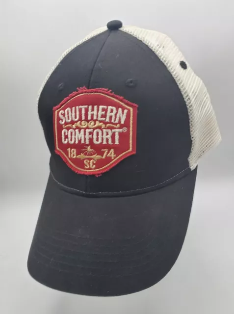 Southern Comfort Whiskey Trucker Hat Cap Mesh Adjustable back 1874 Logo Patch