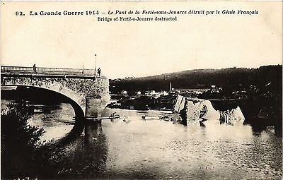 CPA La Grande Guerre 1914 - Le Pont de LA FERTÉ-sous-JOUARRE detruit (292805)