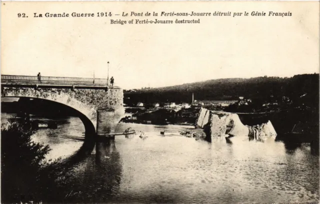 CPA La Grande Guerre 1914 - Le Pont de la Ferté-sub-JOUARRE destroyed (292805)