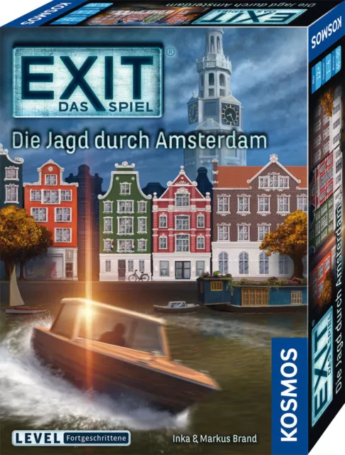 KOSMOS EXIT® - Das Spiel: Die Jagd durch Amsterdam Brettspiel Mehrfarbig