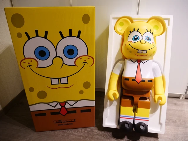 Bearbrick 100% Série 18 Bob L'éponge (SpongeBob) - Medicom Toy - Occasion