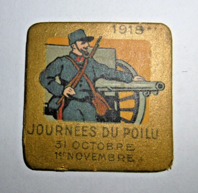 insigne de journée française patriotique ww1  canon de 75