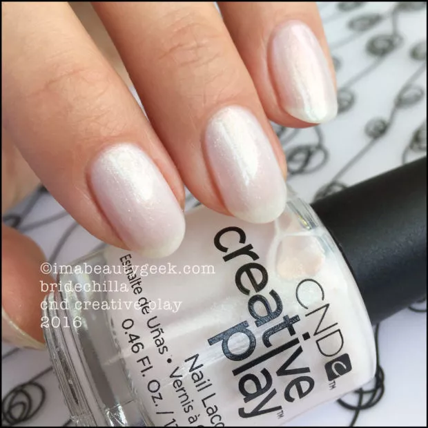 CND creative play nail polish lacquer in bridechilla - 13.6ml