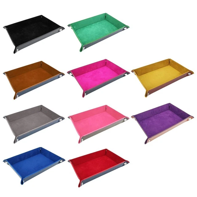 PU Bandeja de almacenamiento Juego de dados Bandeja de dados Bandeja plegable