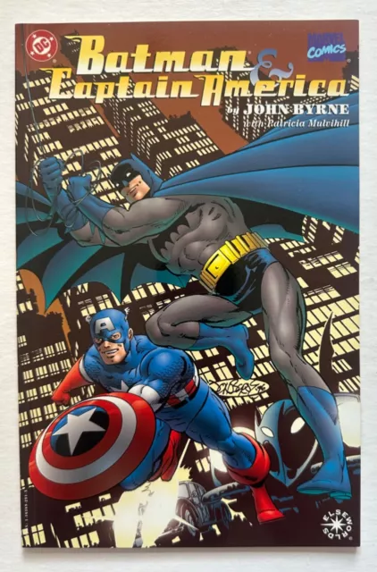 (1996) BATMAN CAPTAIN AMERICA one shot! John Byrne! Joker! Red Skull!