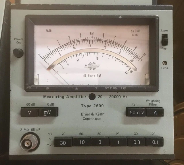 Amplificateur De Mesure Bruel & Kjaer TYPE 2609 - Occasion Fonctionnel