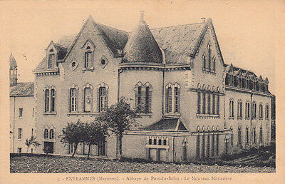 ENTRAMMES 3 abbaye de port-du-salut le nouveau monastère timbrée 1934