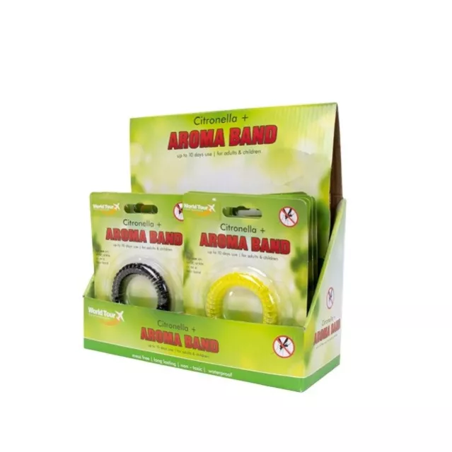 Citronella Aroma Wrist Ankle or Hair Ribbon Adults & Kids Stretchy One Size Fits