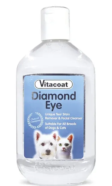Vitacoat Diamond Eye Lozione per Cani e Gatti da 250 ml