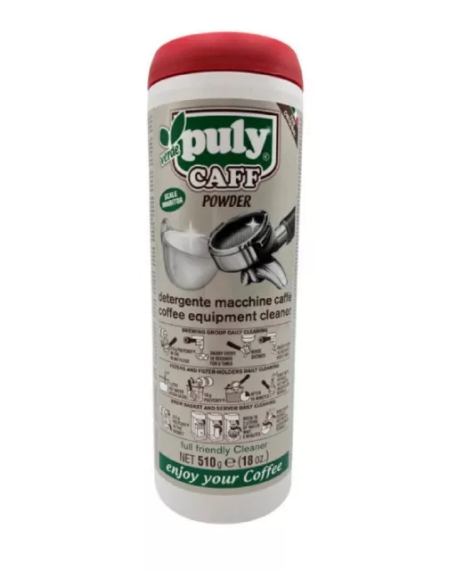 Verde Puly Caff 100% Organic Group Head & Espresso Mch Cleaner Green Powder 510G