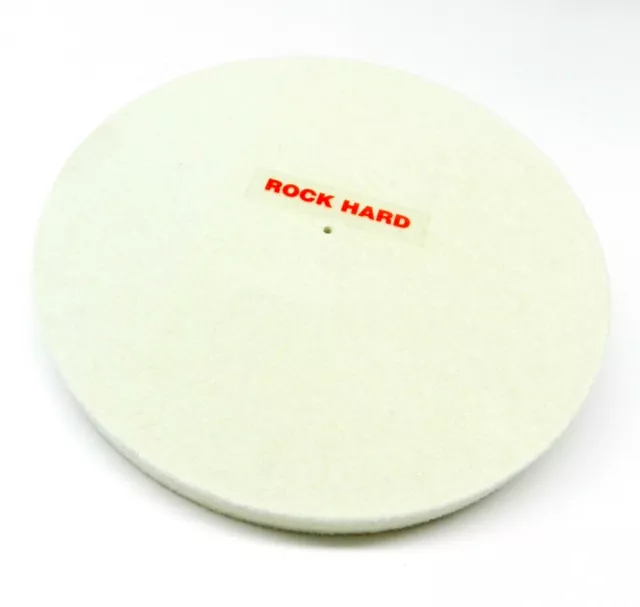 Felt Wheel 6" Rock Hard Buffing Polishing Wheel 6" x 1/2" Square Edge