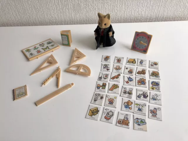 Sylvanian Families Vintage Professor Merryweather and Accessories.