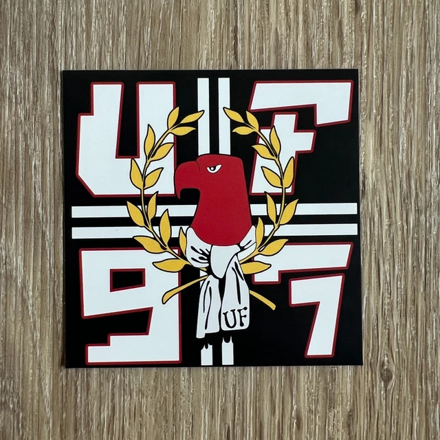 EINTRACHT FRANKFURT AUFKLEBER Sammlungsauflösung SGE Sticker Ultras