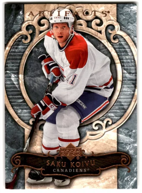 2007-08 Upper Deck Artifacts Saku Koivu Montreal Canadiens #32