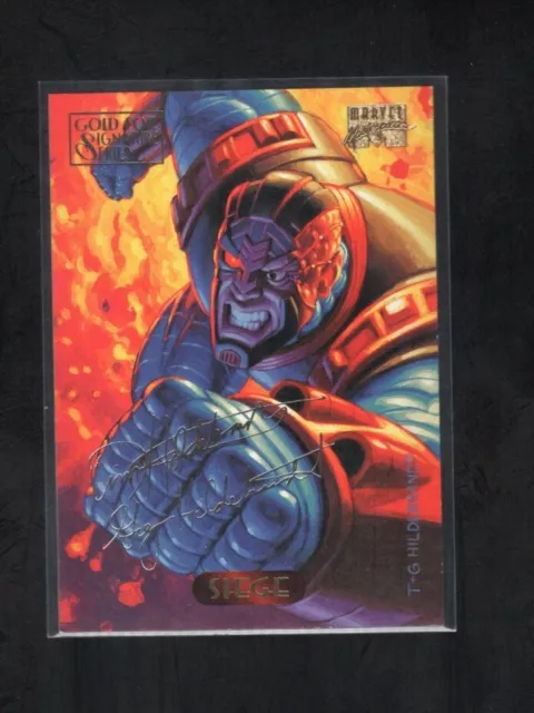 1994 Marvel Masterpiece Gold Signature Series #109 Siege