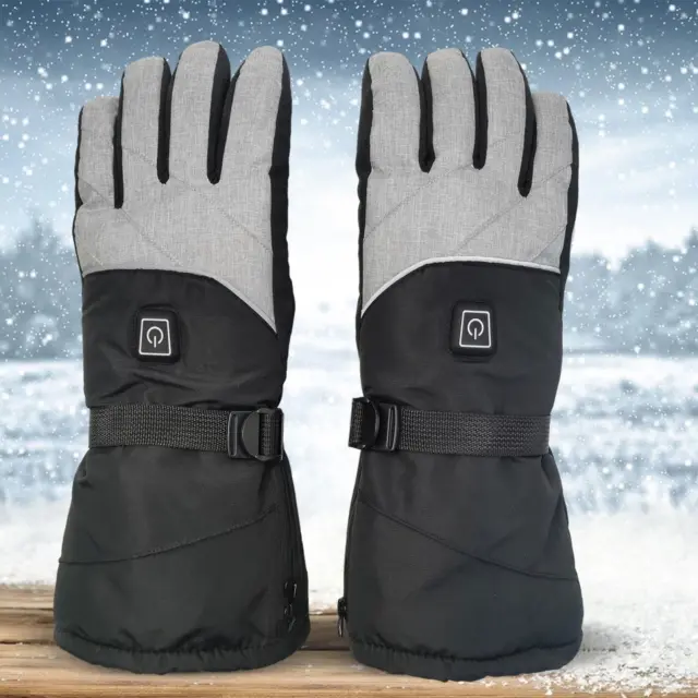 Gants chauffants hiver coupe-vent gants de Ski chauffants pour hommes femmes