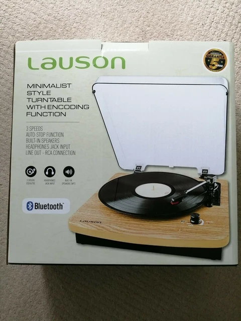 LAUSON BLUETOOTH MINIMALIST Style Turntable With Encoding Function