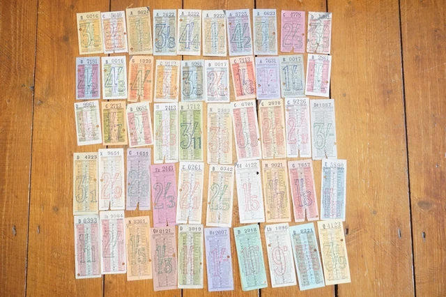 Original London Transport Reisebusse Busticket x50 Ref J
