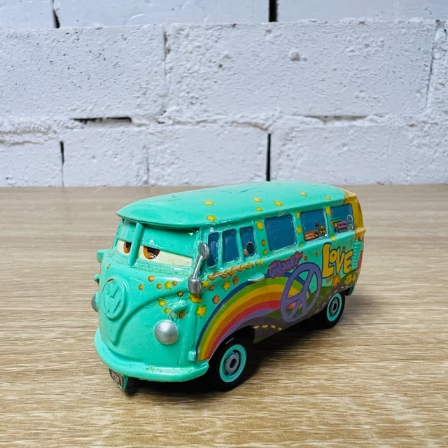 RADIATOR SPRINGS FILLMORE VW Kombi Van Disney Pixar Diecast Metal Cars