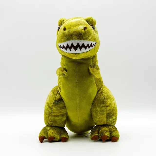 Gund Green Dinosaur T-Rex Plush Stuffed Animal Rexton 12" Soft Scale Look Shell