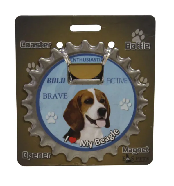 I Love my Dog Magnetic Bottle Opener - Choose your Breed (Buy More & Save $)