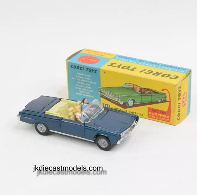 Corgi Toys 246 Chrysler Imperial virtuell neuwertig/schöne Box