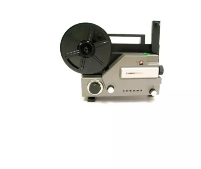 CHINON Whisper Silver 727 Dual 8 8mm Movie Projector