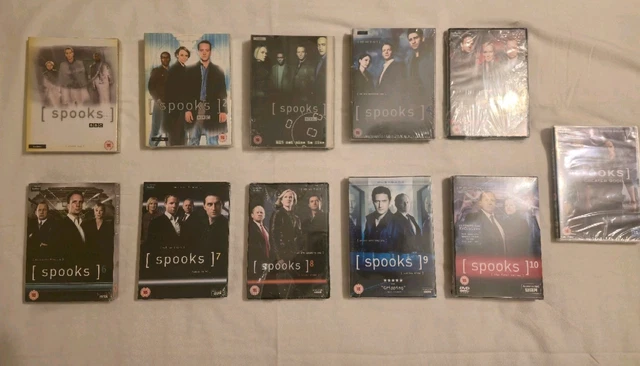 SPOOKS COMPLETE SERIES 1-10 DVD Individual Boxsets Region 2 UK PAL