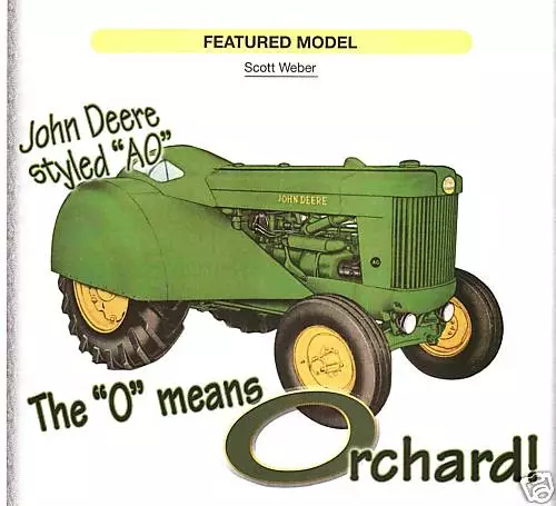 John Deere Styled AO tractor A Orchard AR - BI Lindeman Crawler - Green magazine