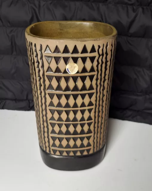 1964-67 Tapah Ceramic Vase Mari Simmulson Upsala Ekeby Sweden Mid Century Modern