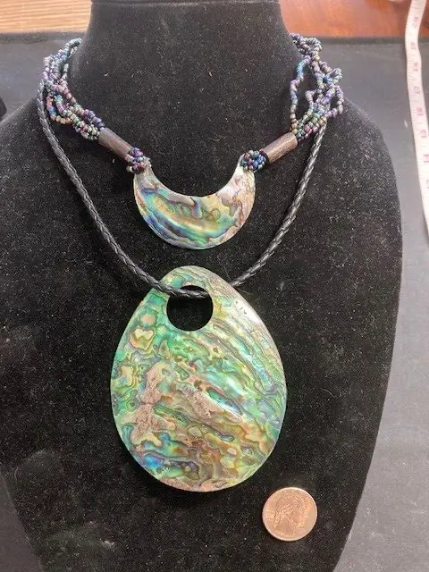 AMAZING  group of Abalone and Sterling Pieces From My Film Collection 2