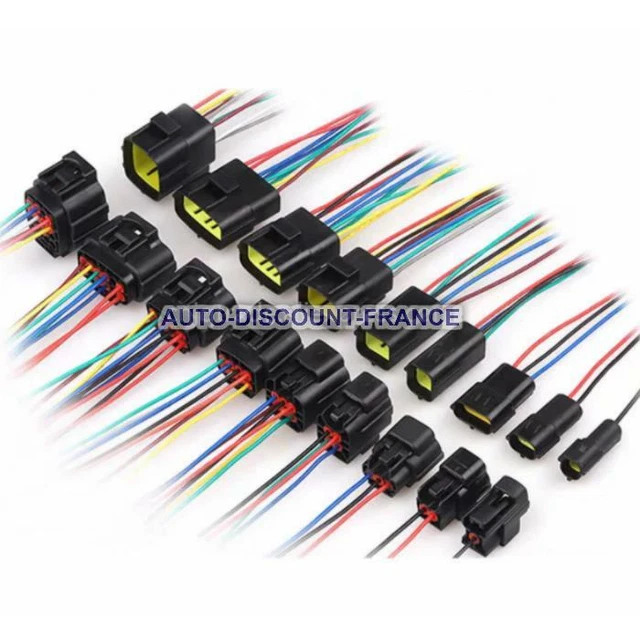 Kit De 352 Pièces De Connecteurs électriques étanches 12V - Terminaux 1, 2, 3 Et 4 Broches - Pour Auto, Bateau, Camping-car