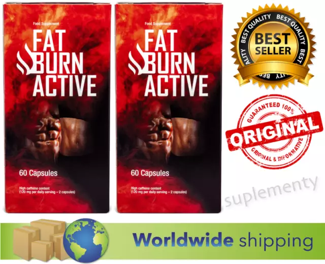 2x Fat Burn Active Weight Loss Supplement 60 Caps ottieni risultati FAST...