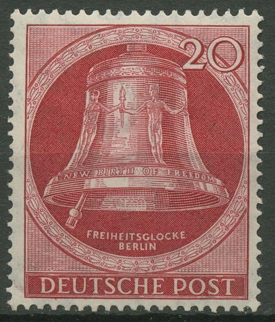 Berlin 1951 Freiheitsglocke, Klöppel nach links 77 postfrisch