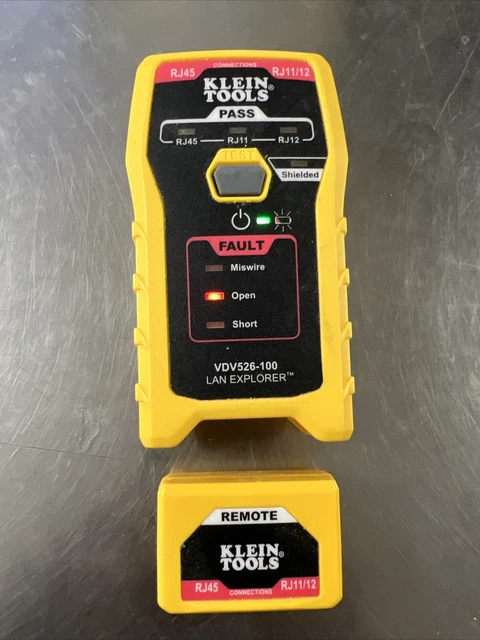 klein tools VDV526-100 Network LAN Cable  VDV Tester LAN Explorer  Remote