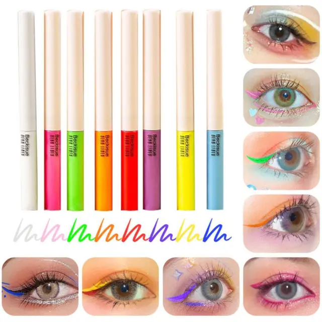 Color Waterproof Eyeliner Pen Pencil Liquid Eye Liner St For Eyes M F5T5