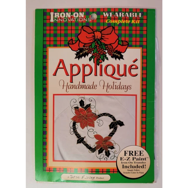 Kit de apliques Iron-On Innovations hechos a mano vacaciones vintage