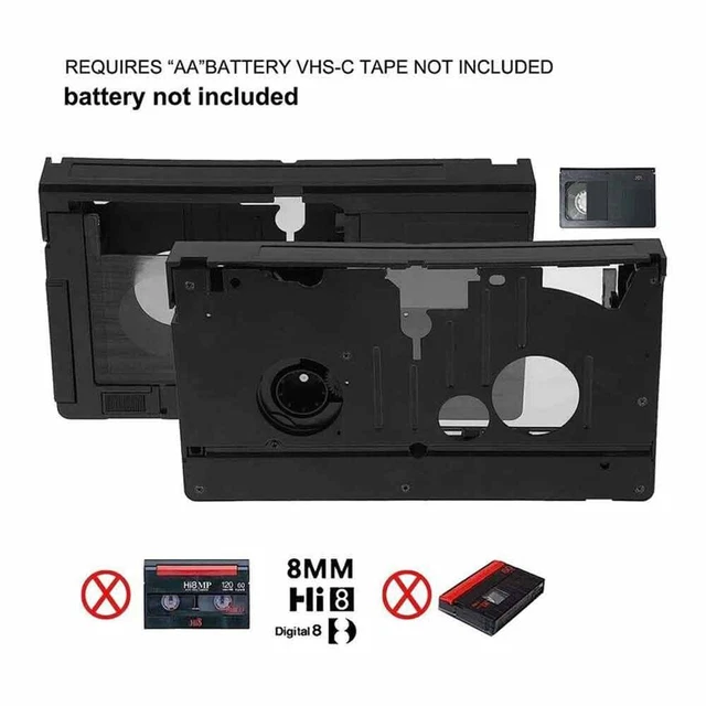 VHS TO VHSC Tape Converter Player VHS-C Tapes VHS-C Cassette Motorized ...