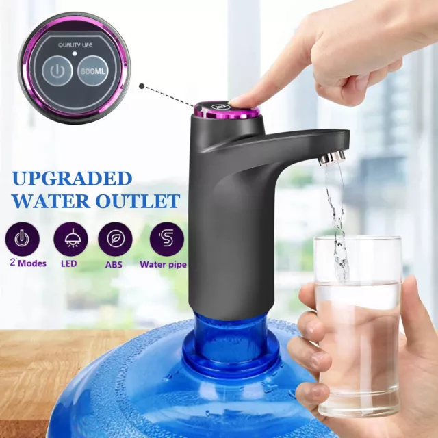 Electric Water Bottle Pump USB Rechargeable Automatic Drinking Water Dispenser