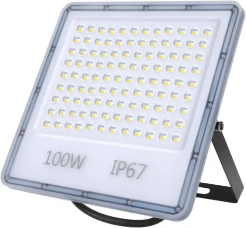 LED Spotlight Outdoor 100 W 10000 LM Super Bright Floodlight, IP67 1PC