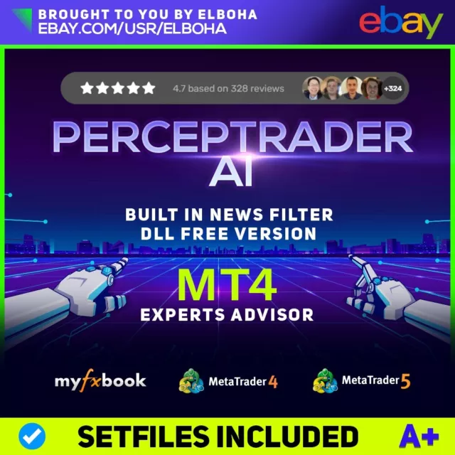 Perceptrader AI MT4 V1.73 DLL Free + Full Version - Verified Results