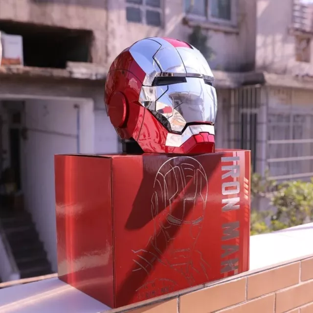 NEW Autoking Iron Man Helmet MK5 1/1 Voice-controlled Transform Prop Wearable 🔥