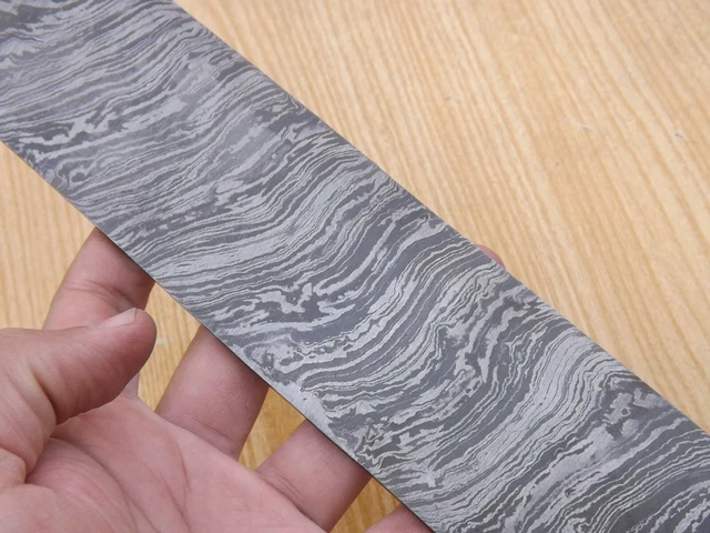 Hand Forged Damascus Steel Heavy Duty Billet Bar For Making 10"x 2" Knife Twist
