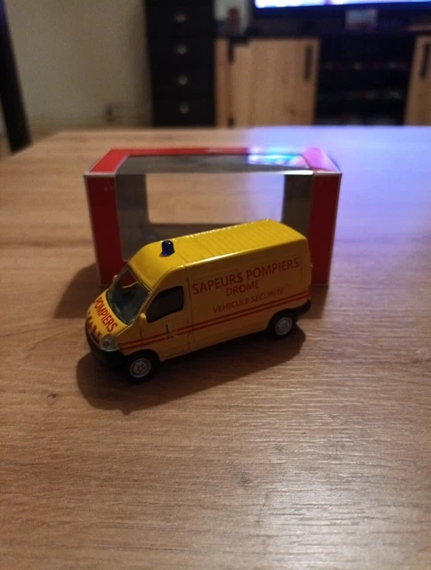 Camion De Pompiers Renault Master Norev 3 Inches - Sapeurs-pompiers De La Drôme, Neuf