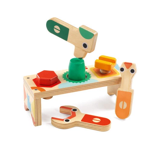 Djeco Bricolou Wood Tool Set